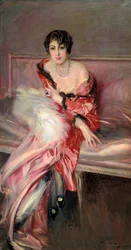 Madame Juillard i rött, 1912