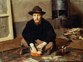 Porträtt av Diego Martelli, cirka 1865, av Giovanni Boldini (1842-1931), olja på duk