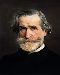 Porträtt av Giuseppe Verdi (Roncole Verdi, Busseto)
