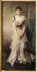 Porträtt av Infanta Eulalia av Spanien (1864-1958), cirka 1898