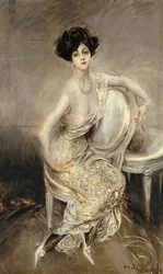 Porträtt av Rita de Acosta Lydig, 1911