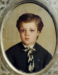 Porträtt av bror Francesco Boldini av Giovanni Boldini (1842-1931), olja på trä