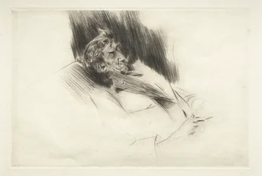 Whistler sovande, 1897.