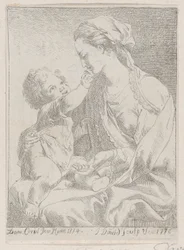 Jungfru och barn, 1776.