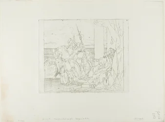 Aeneas presenterar sin son Ascanius för Dido