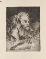 Head of an Oriental, A Book in Hand, från Raccolta di Teste (Samling av huvuden)