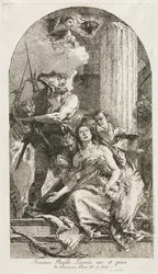 Martyrium av St. Agatha.