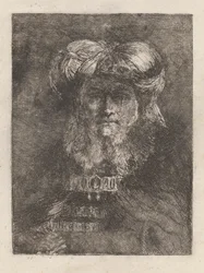 Old Man in the Manier of Rembrandt, från Raccolta di Teste (Samling av huvuden)