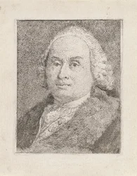 Porträtt av Giambattista Tiepolo, från Collezione di Teste (Samling av huvuden)