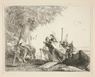 The Holy Family Disembarking, från serien Flight into Egypt