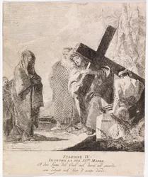 Via crucis - Station IV. Jesus möter sin mor