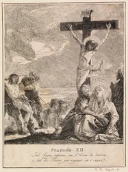 Via crucis - Station XII. Jesus dör på korset