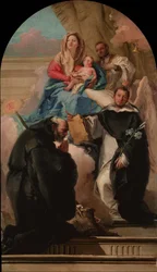 Japanese: n: n Madonna and Child with Three Saints 