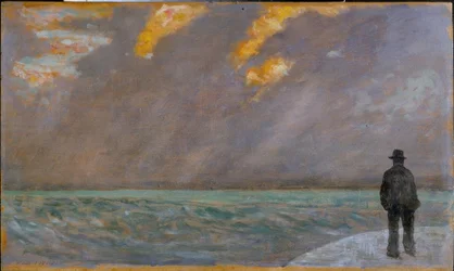 Solnedgång över havet