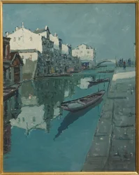 Kanal i Venedig (oljemålning)
