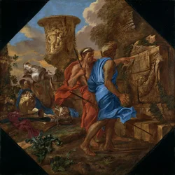 Arcadian Shepherds, ca 1655 (olja på duk)