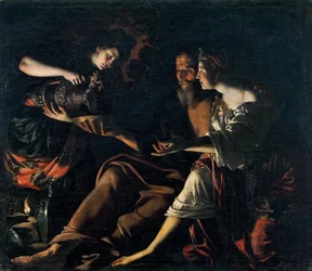 Lot och hans döttrar, 1617.