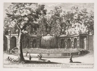 The Fountains of Rome, Bok IV, skylt 7: Fontän av den tiburtinska sibylen (Fontana della Sibilla Tiburtina)