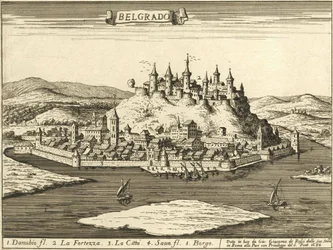 Belgrads slott (Giovanni Giacomo De Rossi, 1683)