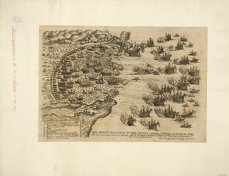 DEN VERKLIGA INNEBÖRDEN AV DEN STORA SEGERN MOT LARMATA TVRCHA LI. 15. MAJ 1649 I hamnen i Focchie i Asien av. 17. Ga:ni of the Sere:ma Re.a of Venetia Befälhavare var Ecc:mo Gia.mo Riua Kapten på nämnda galjoner Verkligen strålande seger