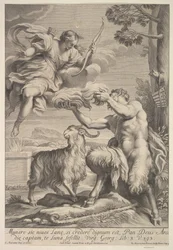 Panna folierad av Diana, 1675-1741.