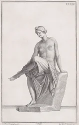 Staty av Venus, 1734.