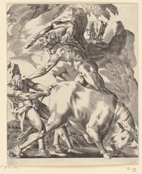 Hercules slåss med Cacus Scener med Hercules (serietitel)