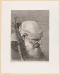 De heilige Antonius de Grote Sankt Antonius, munkarnas patriark i Griente (titel på objekt)
