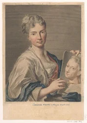 Porträtt av konstnären Rosalba Carriera Porträtt av konstnärer (serietitel)