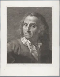 Porträtt av tryckeriet Giovanni Marco Pitteri Marcus Pitteri Blue Engraver in Air (titel på objekt)