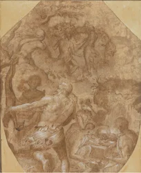 Upptäckten av glas, ca. 1570-72.