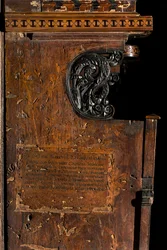 Lignaean Canonical Choir, inlagd av Giovanni Maria Platina 1484, vänster sidoinlägg