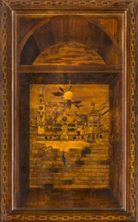 Lignaean Canonical Choir, inlagd av Giovanni Maria Platina 1484, Upper Stall, Piazza del Duomo i Cremona