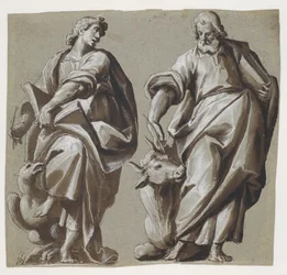Evangelisterna Johannes och Lukas