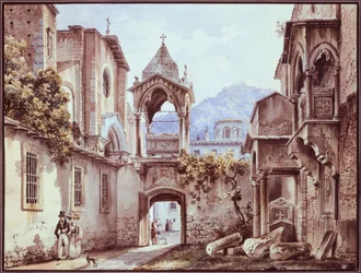 Borggården i San Giorgetto i Verona, Giovanni Migliara (1785-1837)