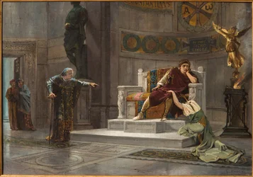 Constantine and the Slave (olja på duk)