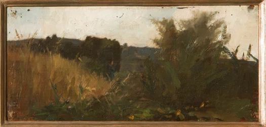 Studie av vegetation (oljepanelmålning)