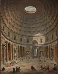 Pantheons inre, Rom, 1747
