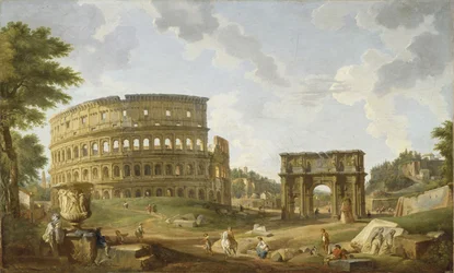 Vy över Colosseum, 1747