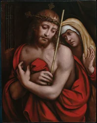 Kristus krönt med törnen, efter 1521 (olja på panel)