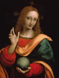 Världens frälsare (tempera på panel)