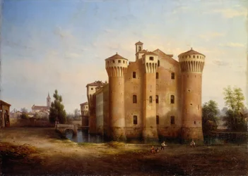 Sforzesco slott i Valeggio Nomellina