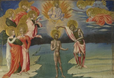 Kristi dop (Predella). 1454