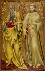 De heliga Matteus och Franciskus, ca. 1435.