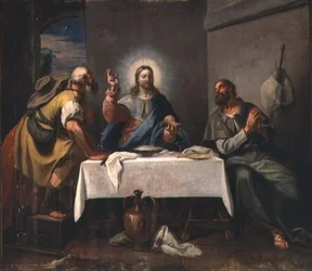 Nattvarden i Emmaus (olja på duk)