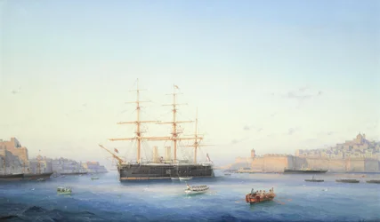 HMS Alexandra i Grand Harbour, Malta