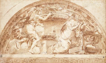 The Annunciation: A Design for a Lunette,