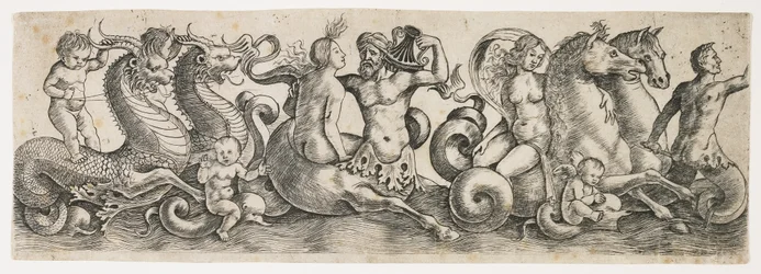 Fris med tritoner och nymfer, ca. 1517