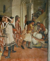 "Kung Christian av Danmarks besök i Malpaga 1474 (fresk)