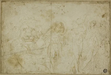 Sarkofag från Blenheim Palace: Bacchanal med lejonhuvud